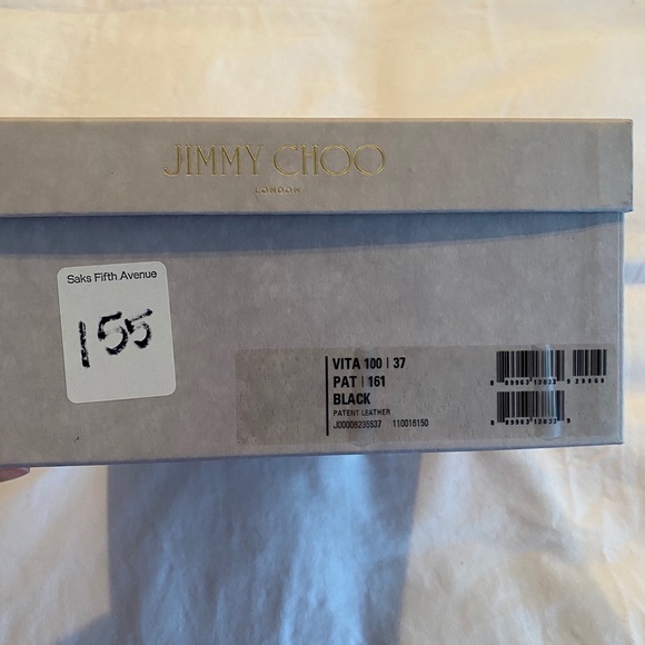 Jimmy Choo Vita 100 Black Patent size 37 - Picture 12 of 13